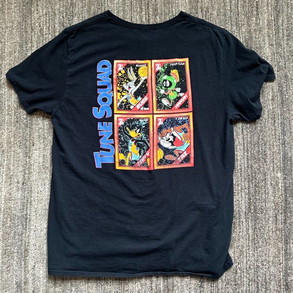 Space Jam a New Legacy Tune Squad Black T Shirt, Size L